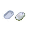 Oval silicone mold for resin - 46x27.5x7mm